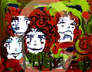 street-urban-art-original-paintings-for-sale-graffiti-tattoo-day-of-the-dead-makeup-grace-divine-skull-religious-parody-