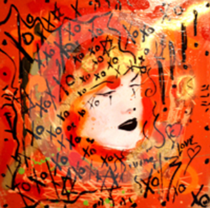 street-urban-art-original-paintings-for-sale-graffiti-tattoo-day-of-the-dead-makeup-grace-divine-skull-religious-parody-