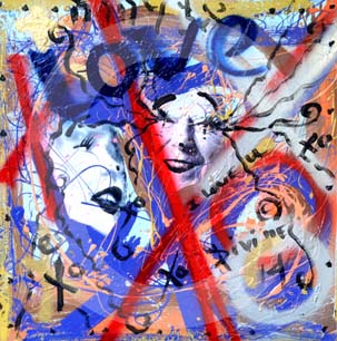 street-urban-art-original-paintings-for-sale-graffiti-tattoo-day-of-the-dead-makeup-grace-divine-skull-religious-parody-