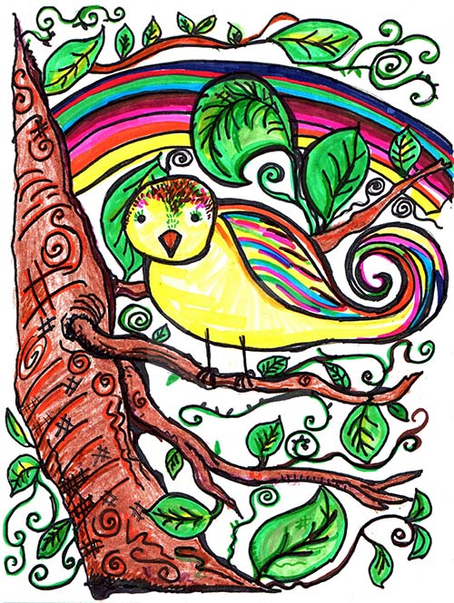 -rainbow-bird-sings-a-love-song-by-grace-divine