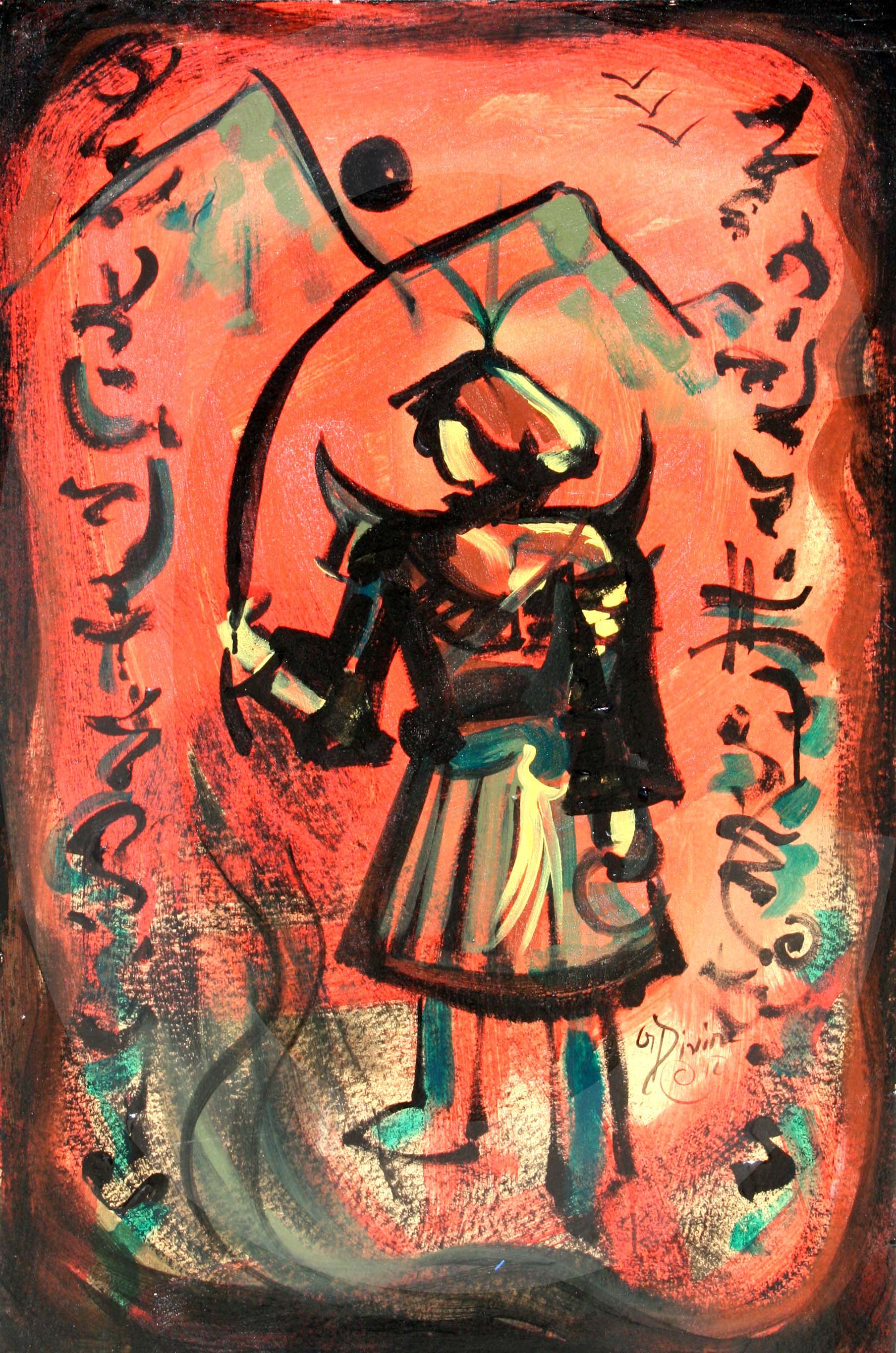 art samurai,art meditation,art zen,art incense,painting lotus,japanese art,figurative art battle,war original art,mountain,pray