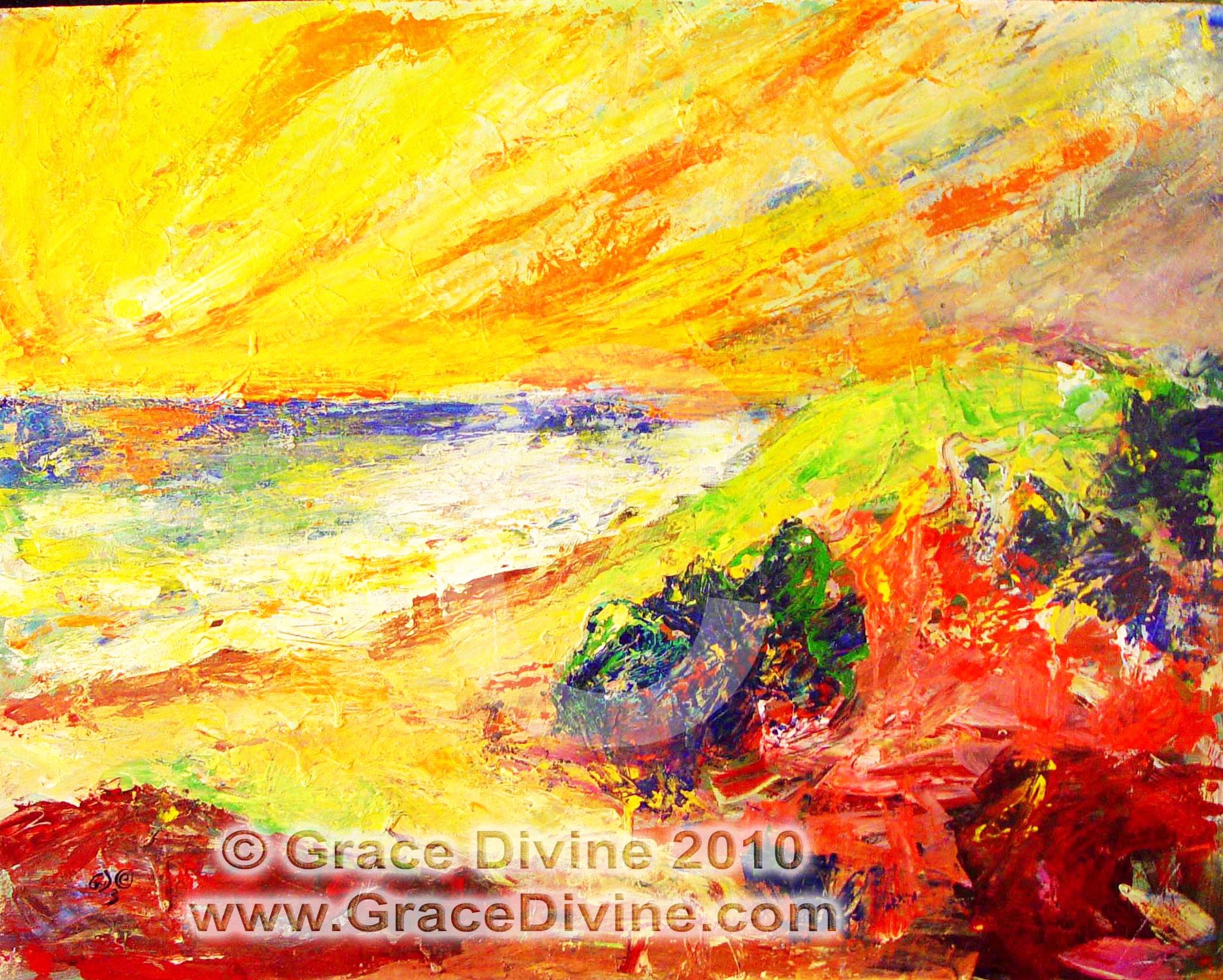 -seascape-art-beach-boat-sand-surf-painting-grace-divine-modern-abstract-surreal