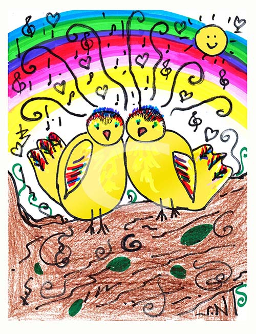 -rainbow-bird-sings-a-love-song-by-grace-divine