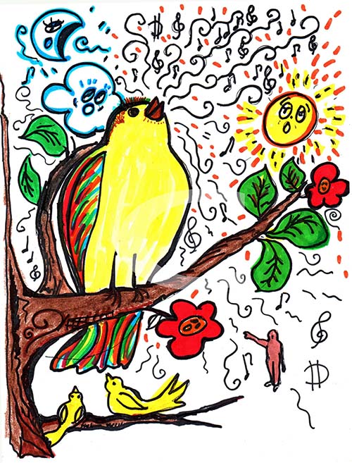 -rainbow-bird-sings-a-love-song-by-grace-divine