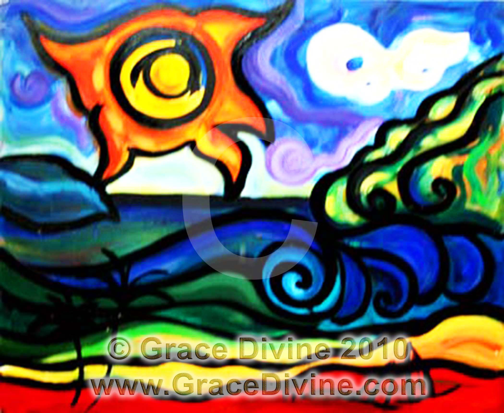 -seascape-art-beach-boat-sand-surf-painting-grace-divine-modern-abstract-surreal