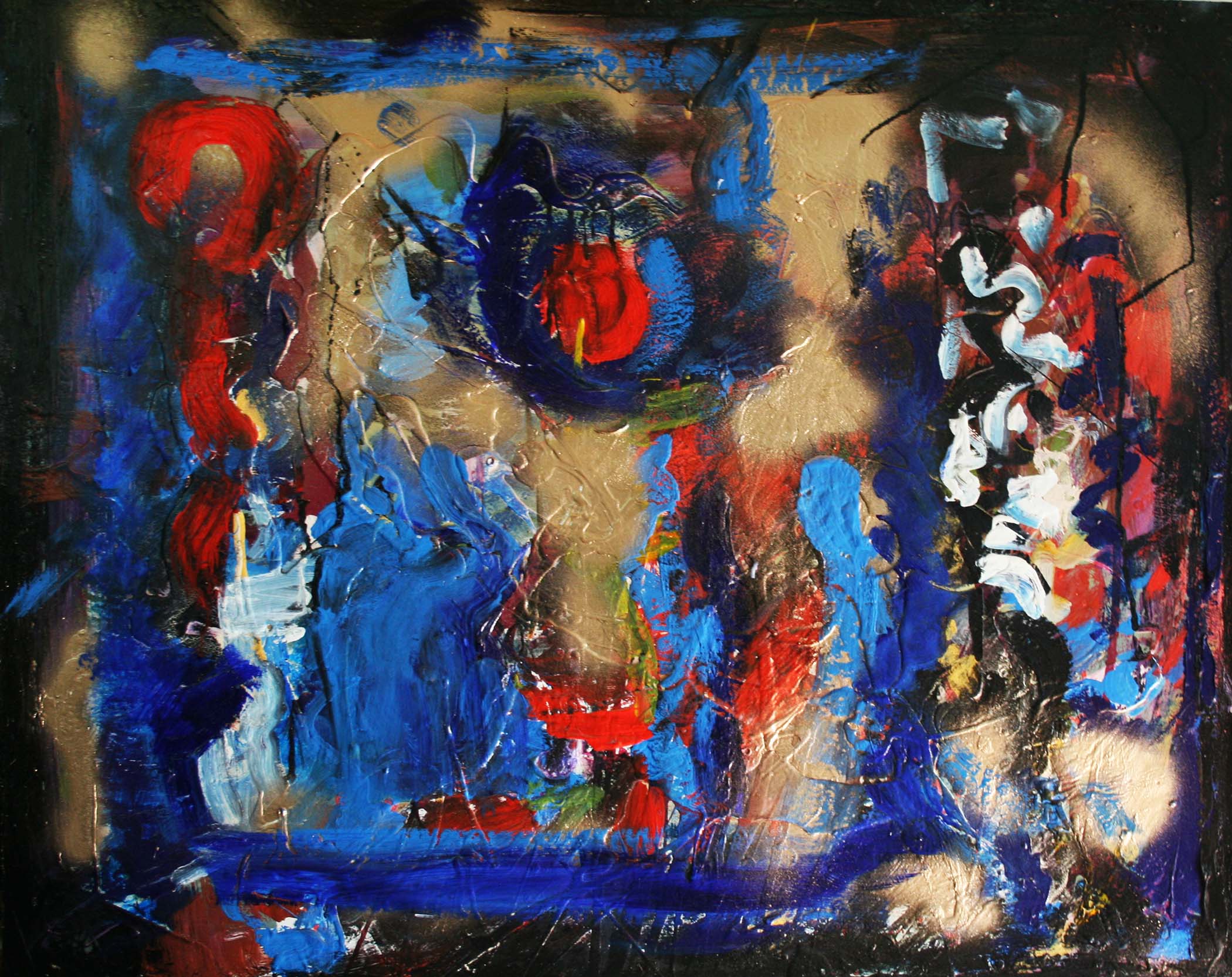 abstract expressionism, willem de kooning,jackson pollock, franz kline, lee krasner, blue, other hans hoffman,