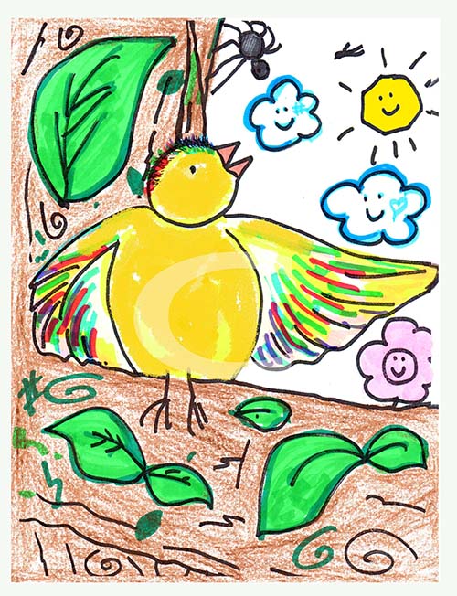 -rainbow-bird-sings-a-love-song-by-grace-divine