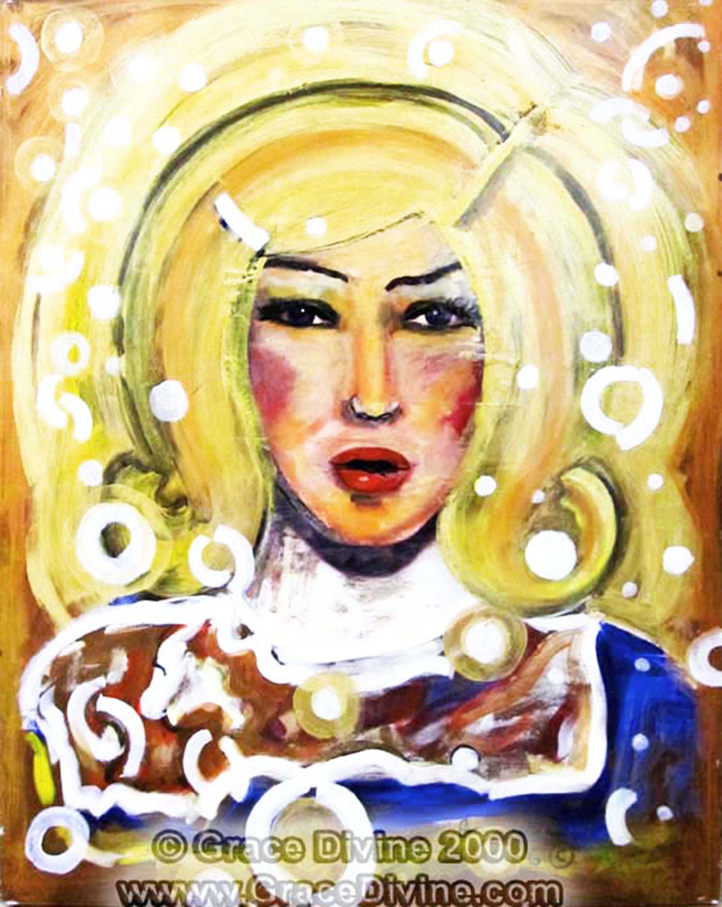 grace divine,portrait,surrealism,surrealistic artist,portraiture,commission work,collage portrait,fine art paintraings,california